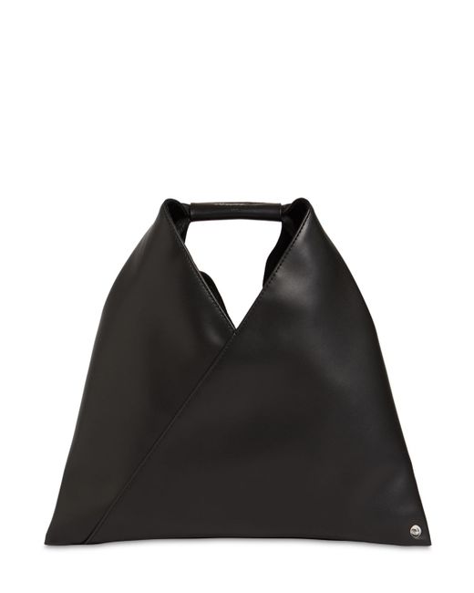 Mm6 Maison Margiela Mn Japanese Faux Leather Top Handle Bag