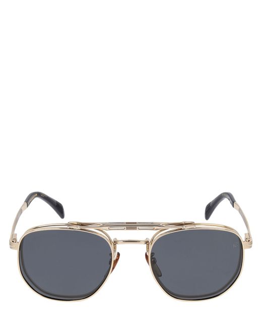 David Beckham Eyewear Db Pilot Sunglasses W Clip-on Lenses