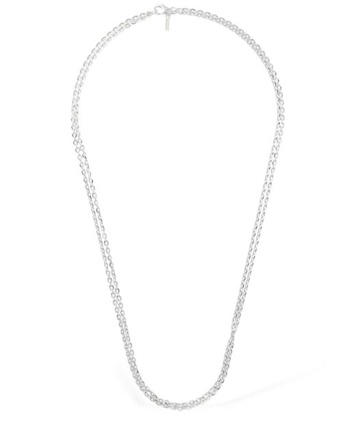 Emanuele Bicocchi Ice Double Chain Long Necklace