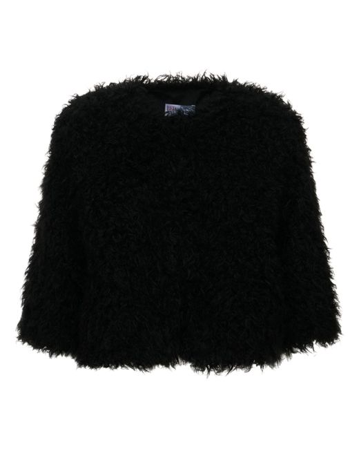 RED Valentino Fluffy Faux Fur Short Jacket