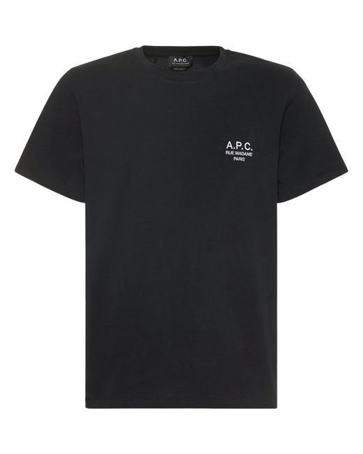 A.P.C. Logo Print Organic Cotton Jersey T-shirt