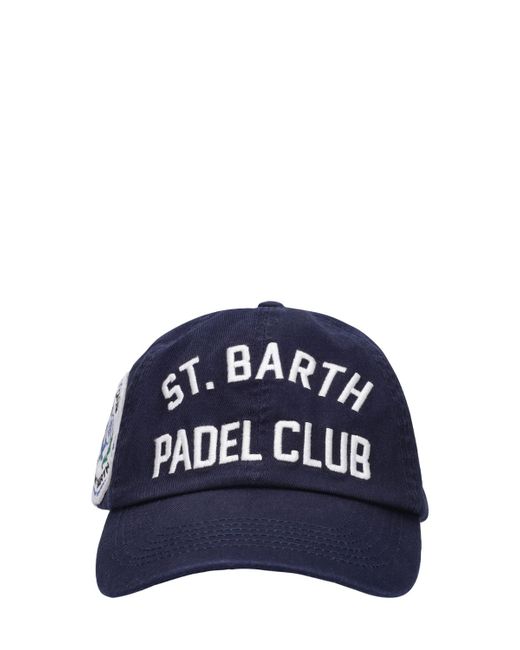 Mc2 Saint Barth Padel Club Embroidered Cotton Cap