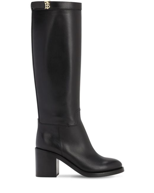 Burberry 70mm Redgrave Leather Tall Boots