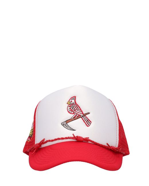 Loso Nyc St. Louis Cardinal Bones Trucker Hat