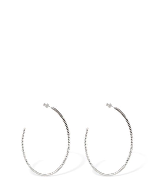 So-Le Studio Loop Large Enamel Earrings