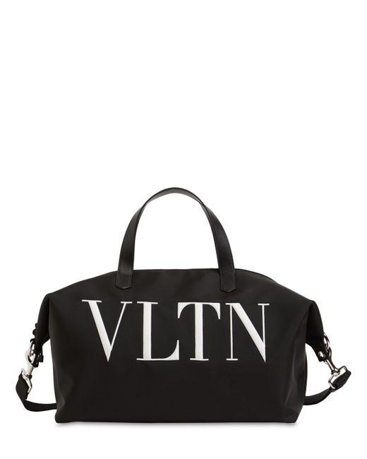 Valentino Garavani Vltn Printed Nylon Duffle Bag