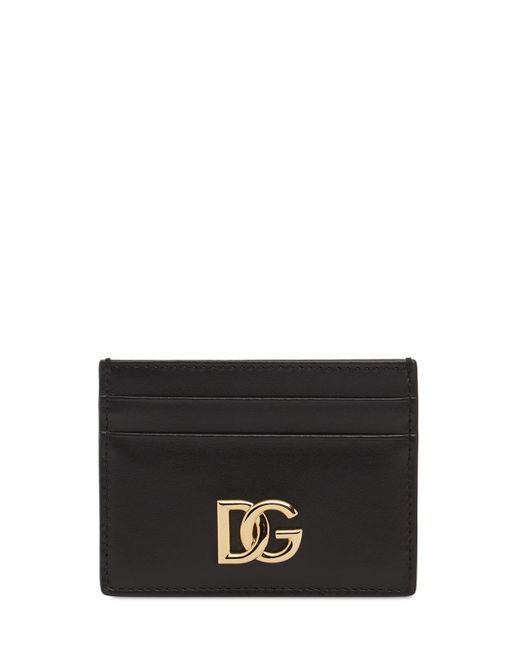 Dolce & Gabbana Dg Smooth Leather Card Holder