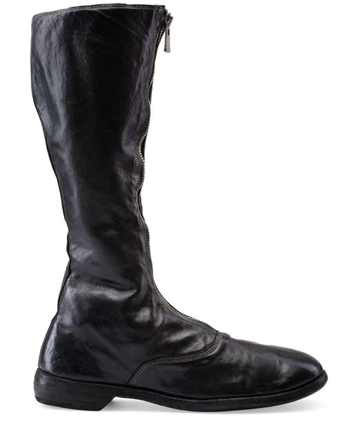 Guidi 1896 20mm 410 Zip-up Leather Tall Boots