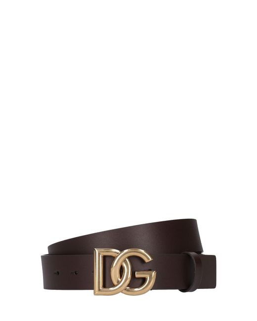 Dolce & Gabbana Dg Leather Belt