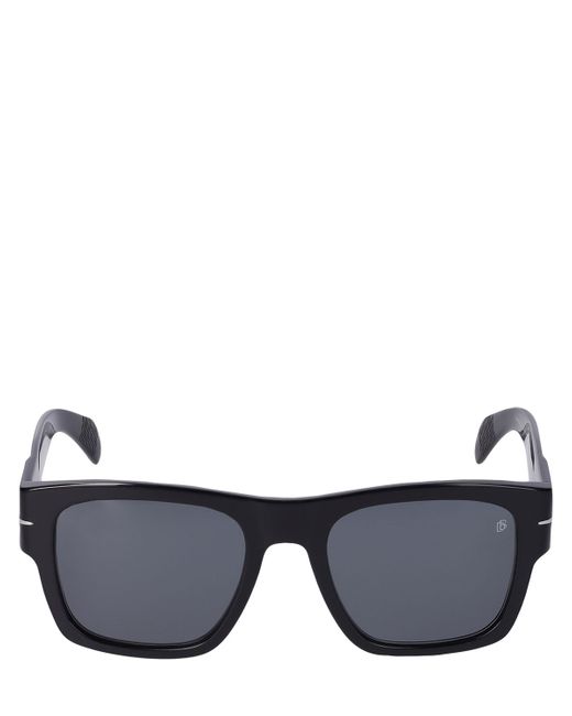 David Beckham Eyewear Db Bold Squared Acetate Sunglasses