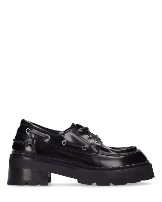 by FAR 50mm Stanley Semi-patent Leather Loafers