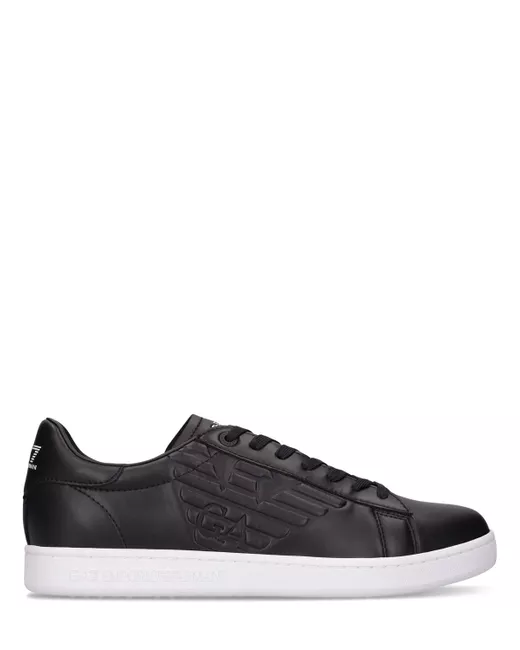 Ea7 Classic Court Leather Low Top Sneakers
