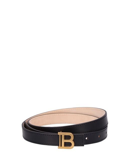 Balmain 2cm Leather B-belt