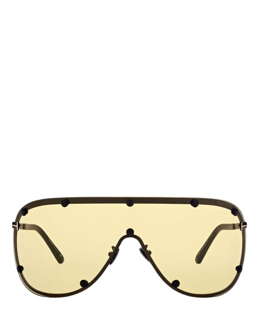Tom Ford Kyler Pilot Mask Metal Sunglasses