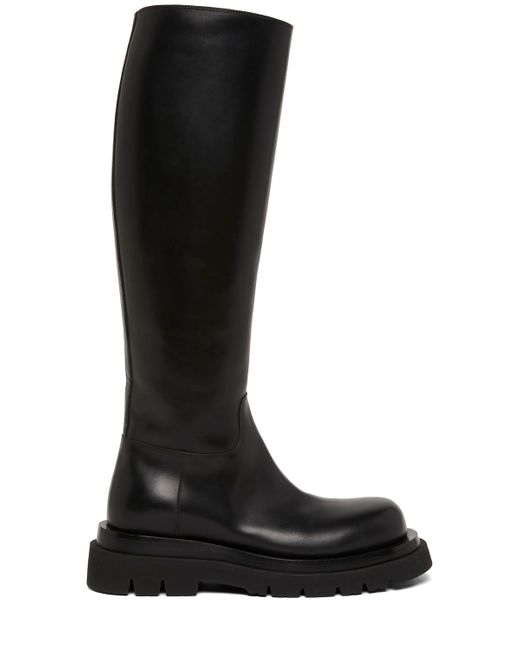 Bottega Veneta 40mm Lug Leather Tall Boots