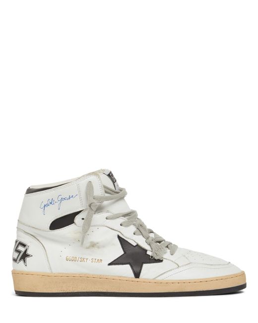 Golden Goose Sky Star Leather Sneakers
