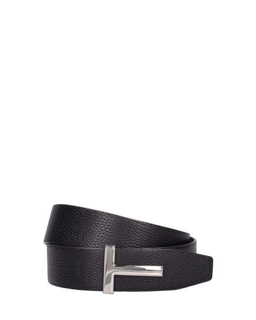 Tom Ford Reversible Leather T Belt