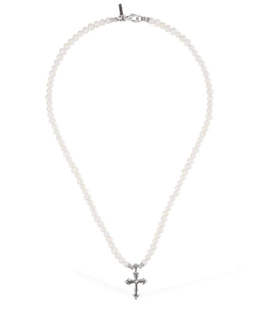 Emanuele Bicocchi Chain Necklace W Cross