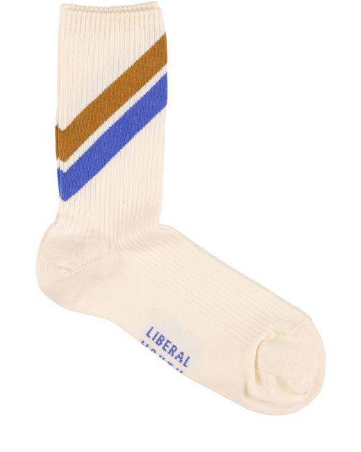 Liberal Youth Ministry Striped Cotton Blend Soccer Socks
