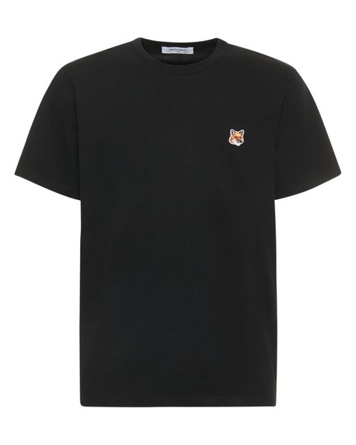 Maison Kitsuné Fox Logo Cotton Jersey T-shirt