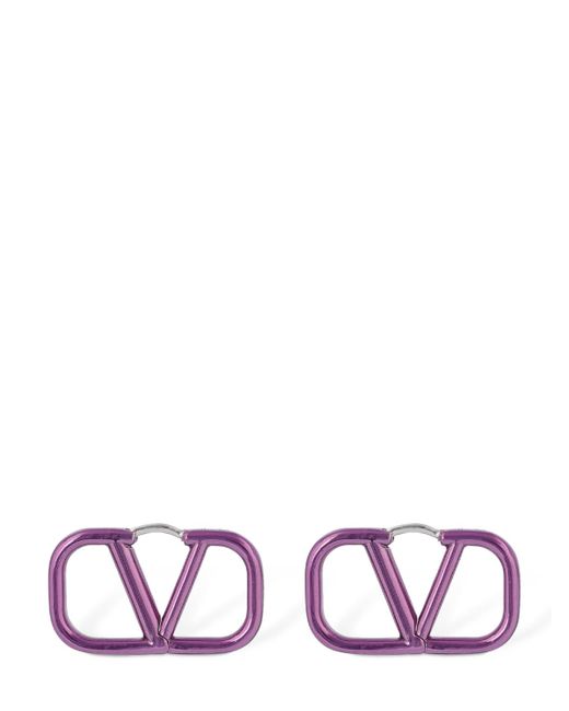 Valentino Garavani 2.5cm V Logo Signature Earrings