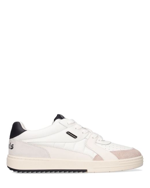 Palm Angels Palm University Leather Low-top Sneakers