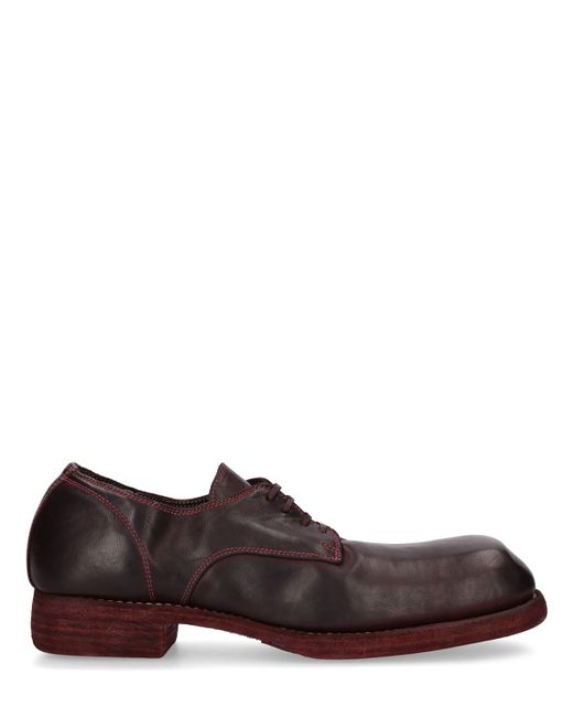 Guidi 1896 Derby Leather Lace-up Shoes