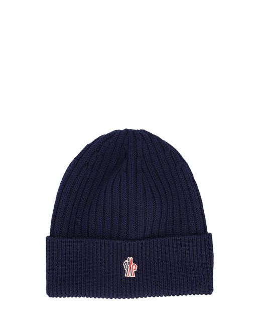 Moncler Grenoble Wool Tricot Beanie Hat