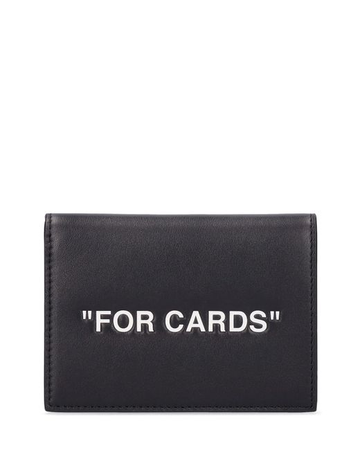 Off-White for Cards Folded Leather Card Holder