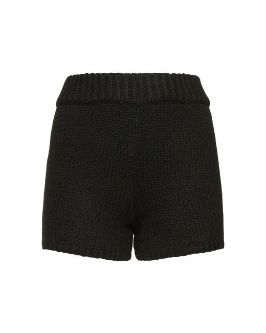Ermanno Scervino Wool Blend Knit Mini Shorts