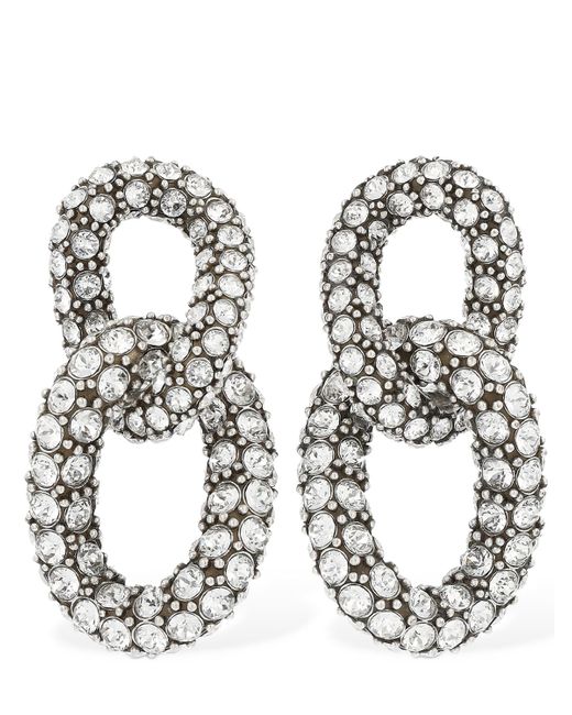 Isabel Marant Funky Ring Crystal Earrings