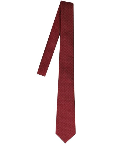 Gucci 7cm Gg Printed Silk Tie