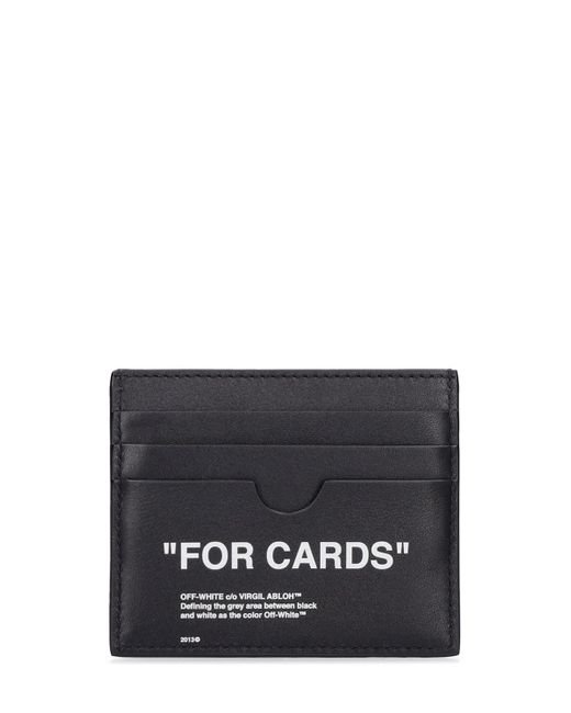 Off-White for Cards Leather Card Holder