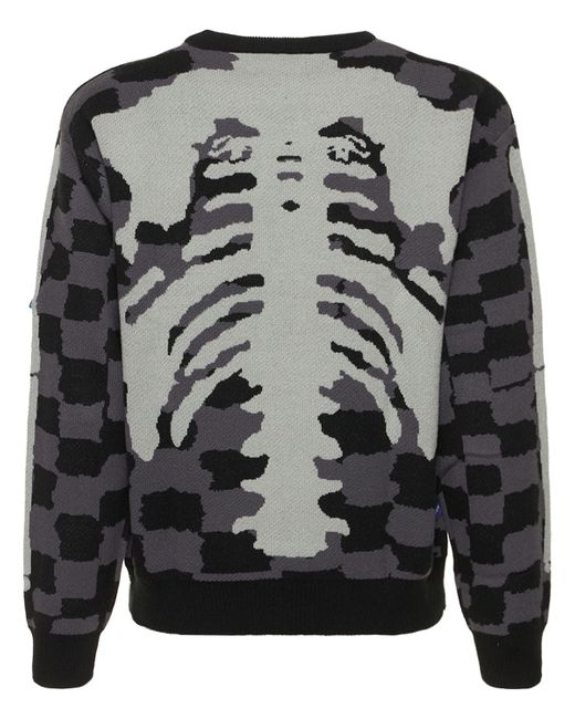 Deva States Skeletal Cotton Knit Sweater