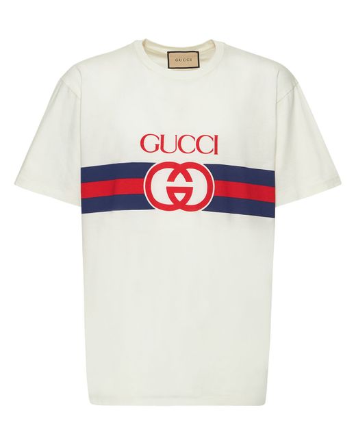 Gucci Printed Cotton T-shirt
