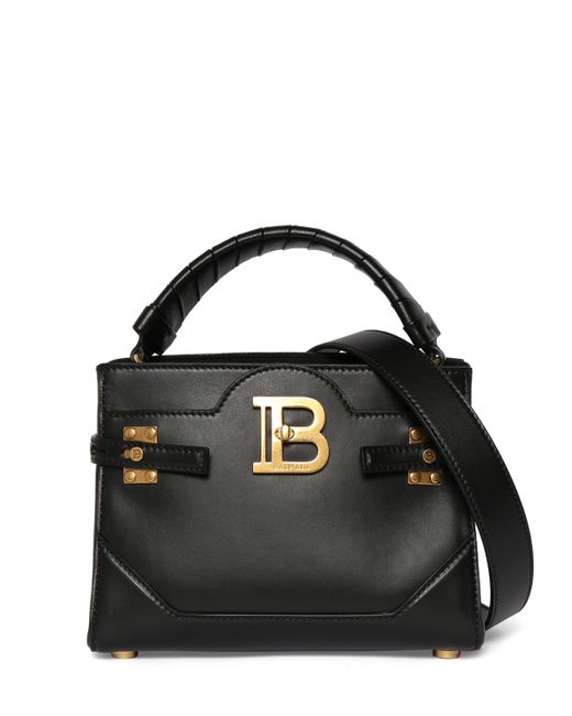 Balmain Bbuzz 22 Leather Top Handle Bag