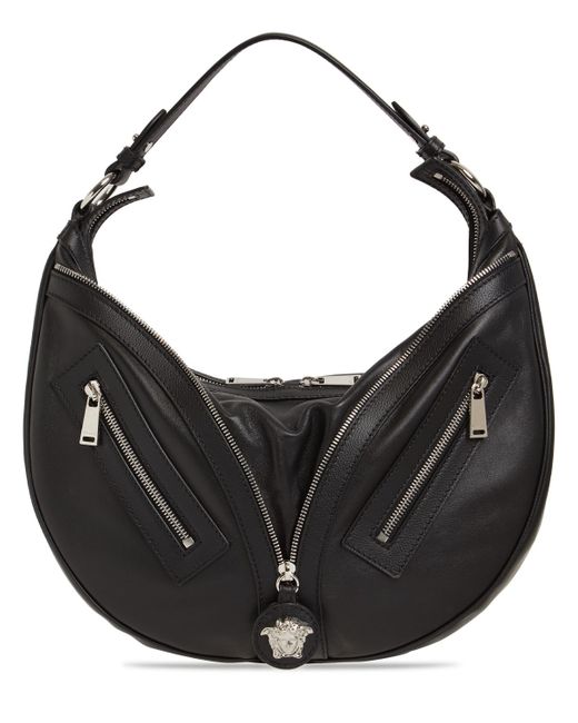Versace Medium Smooth Leather Top Handle Bag