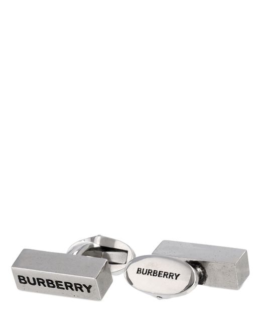 Burberry Engraved Logo Cufflinks