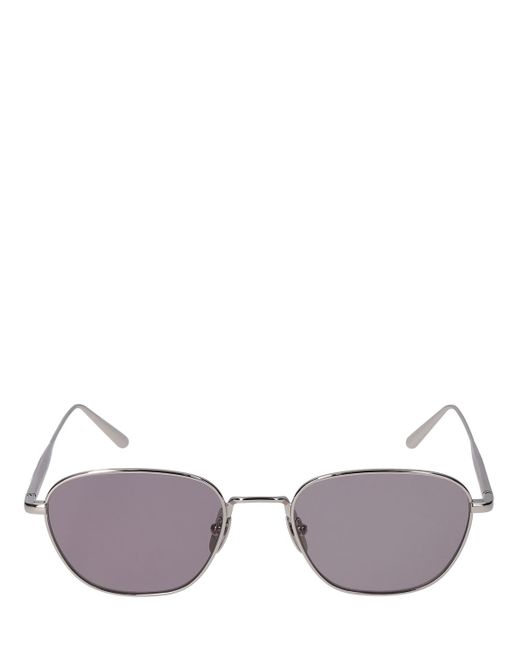 Chimi Polygon Grey Stainless Steel Sunglasses