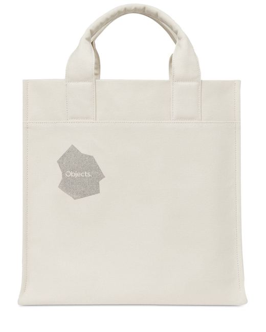 Objects IV Life Logo Print Cotton Tote Bag