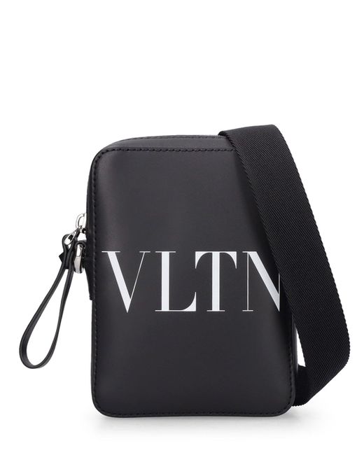 Valentino Garavani Vltn Small Leather Crossbody Bag