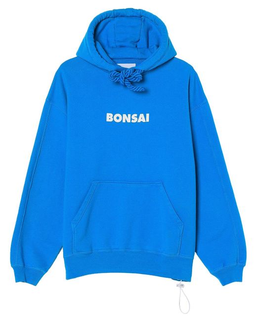Bonsai Logo Print Cotton Hoodie