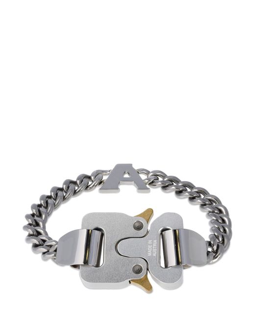 1017 Alyx 9Sm A Logo Charm Buckle Bracelet
