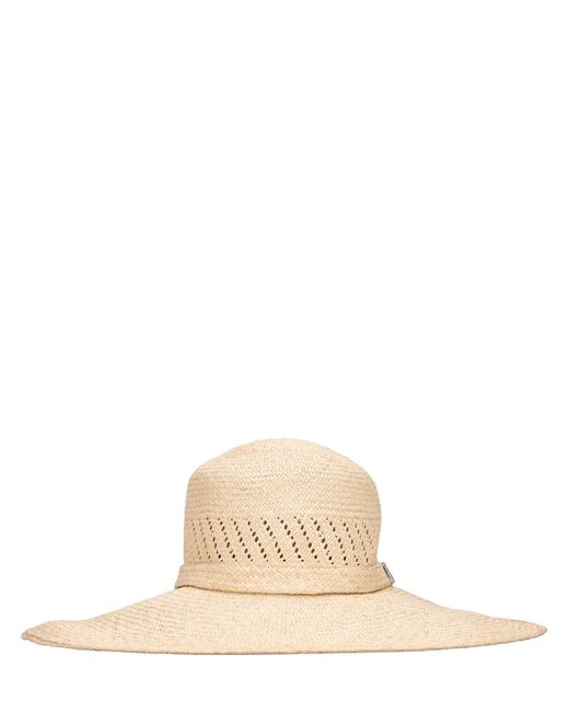 Alberta Ferretti Raffia Panama Hat