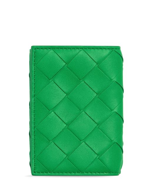 Bottega Veneta Tiny Tri-fold Leather Wallet