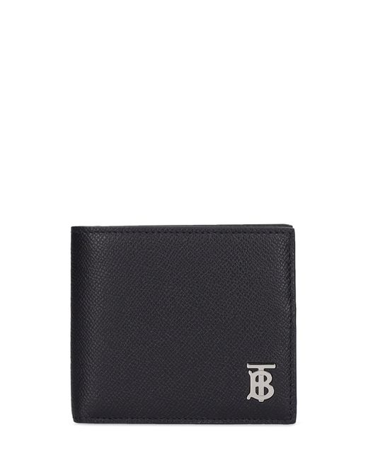 Burberry Grained Leather Billfold Wallet