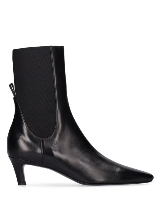 Totême 50mm Leather Ankle Boots