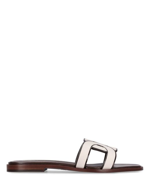 Tod's 10mm Leather Sandals