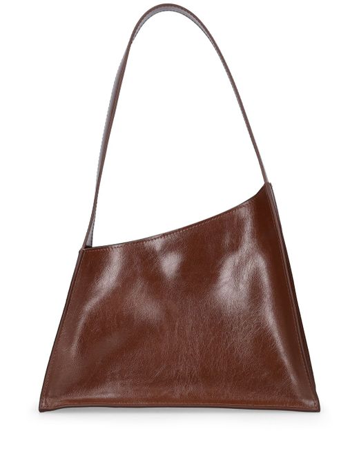 Little Liffner Slanted Leather Shoulder Bag