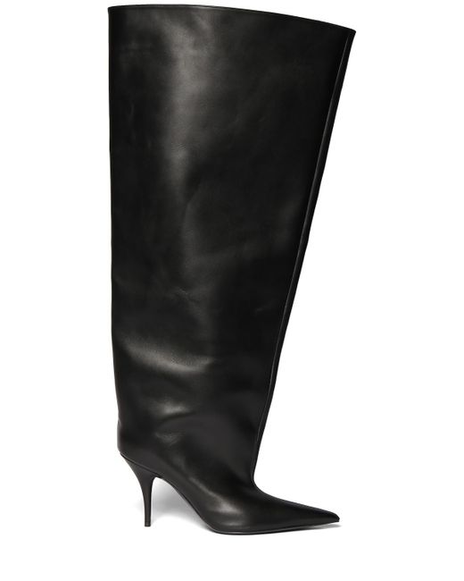 Balenciaga 110mm Waders Leather Boots